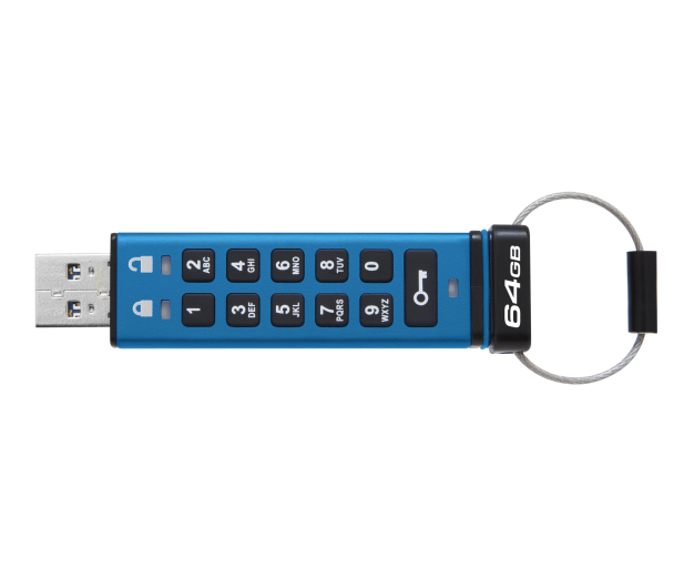 Kingston 64GB IronKey Keypad 200 FIPS 140-3 Lvl 3 AES-256 - 1070341 - zdjęcie 3
